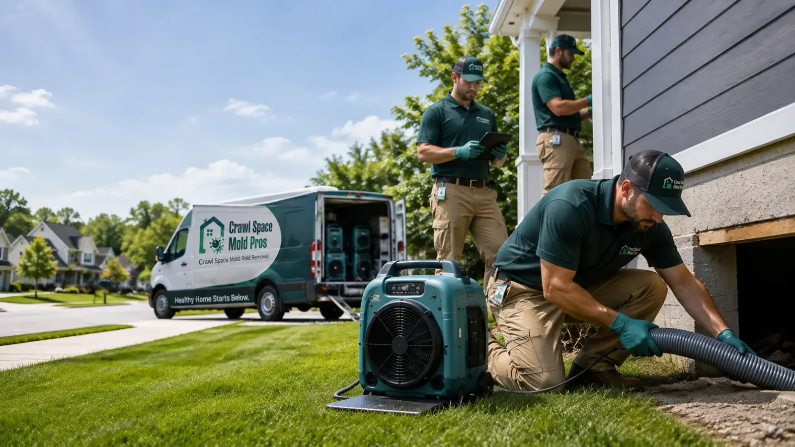 Crawl Space Mold Removal in Germansville, PA